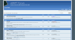 Desktop Screenshot of forum.adrift.co