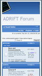 Mobile Screenshot of forum.adrift.co